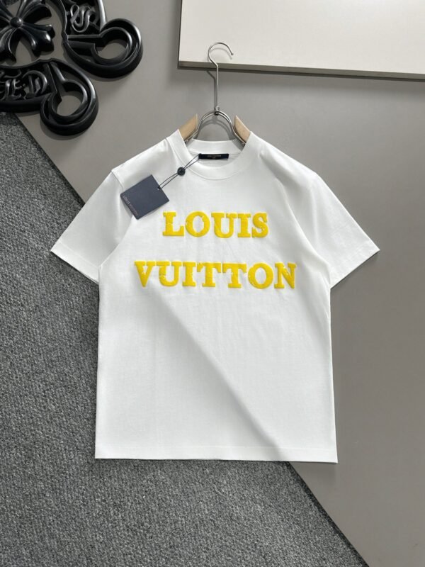 Louis Vuitton original 1:1 T-shirt black and white