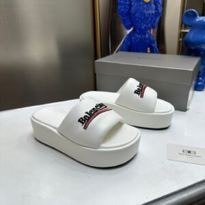 balenciaga couple platform slippers