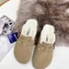 birkenstock original wool slippers imported mercerized cowhide suede upper