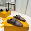 Louis Vuitton original calf leather 1:1 slippers