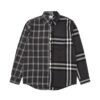 burberry double-brushed striped pair check classic shirt