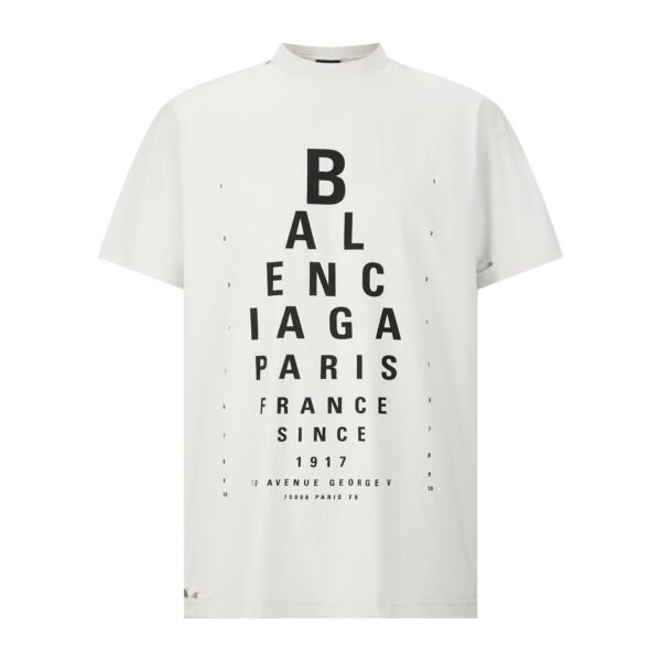 0-1-4-6.jpg Balenciaga’s vision chart print cuts through the short sleeve