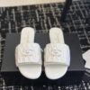 Chanel slippers Lazy slippers Black white Beige pink