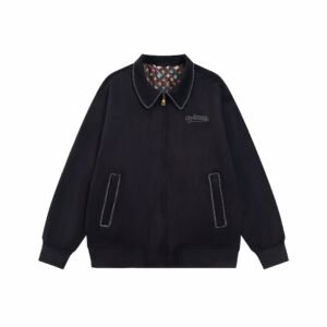 Louis Vuitton suede zipper jacket