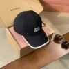 miumiu embroidered baseball cap