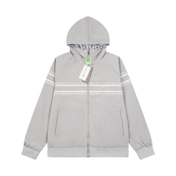 Dior hooded hoodie front and back design