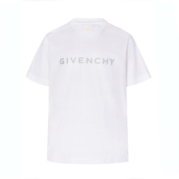 Givenchy reflective letter short-sleeved T-shirt