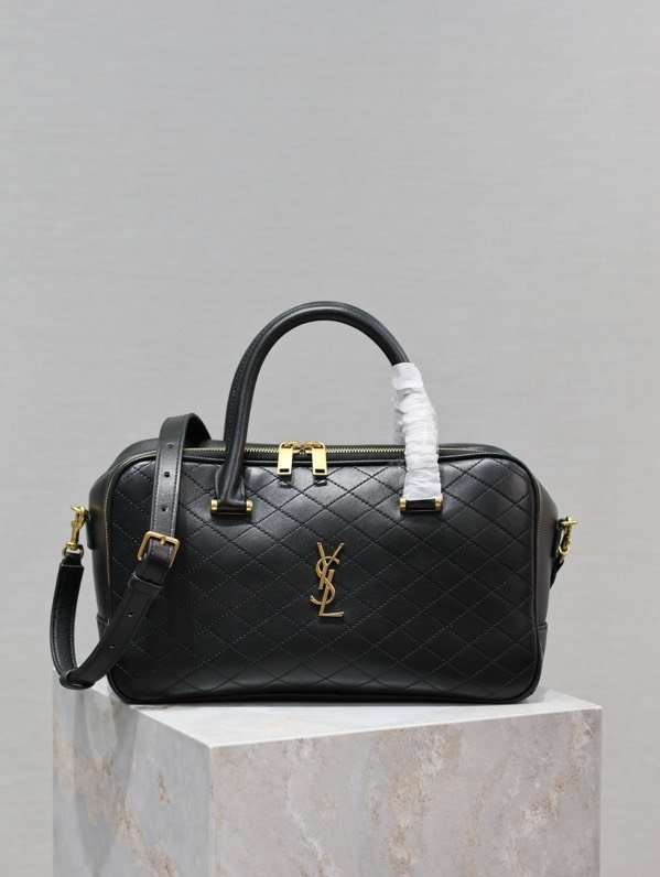 YSL Liya retro luggage bag and bowling bag 31x16x13cm