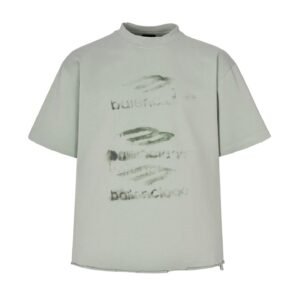 Balenciaga green graffiti 3M aged short sleeves