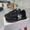 MLB chunky runner Running shoes black raw rubber strap