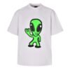 Balenciaga’s dissolved smiling alien T-shirt