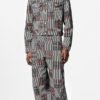 louis vuitton checkered shirt and pants suit