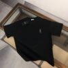 Saint Laurent original round neck short sleeve YSL embroidery logo