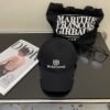 Original Balenciaga baseball cap black and white
