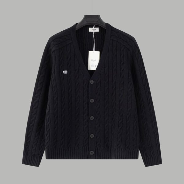 Celine twist knot cardigan sweater