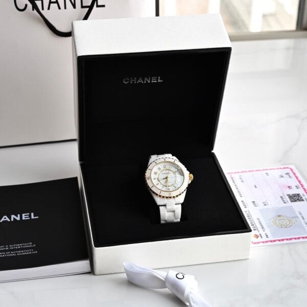 Chanel White Watch Ceramic mechanical watch