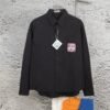 Loewe new phosphor embroidered long-sleeved shirt ME03