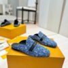 Louis Vuitton original calf leather 1:1 slippers