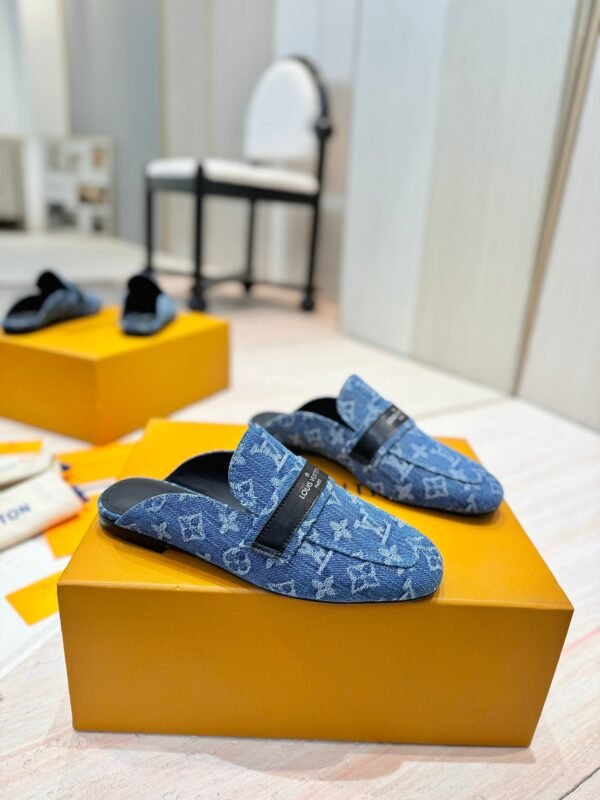 Louis Vuitton original calf leather 1:1 slippers
