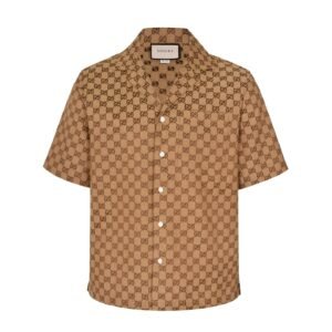 Gucci 1:1 SET Monoprint short-sleeved shirt and shorts set