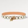 Louis Vuitton & tyler BELT monogram craggy reversible belt