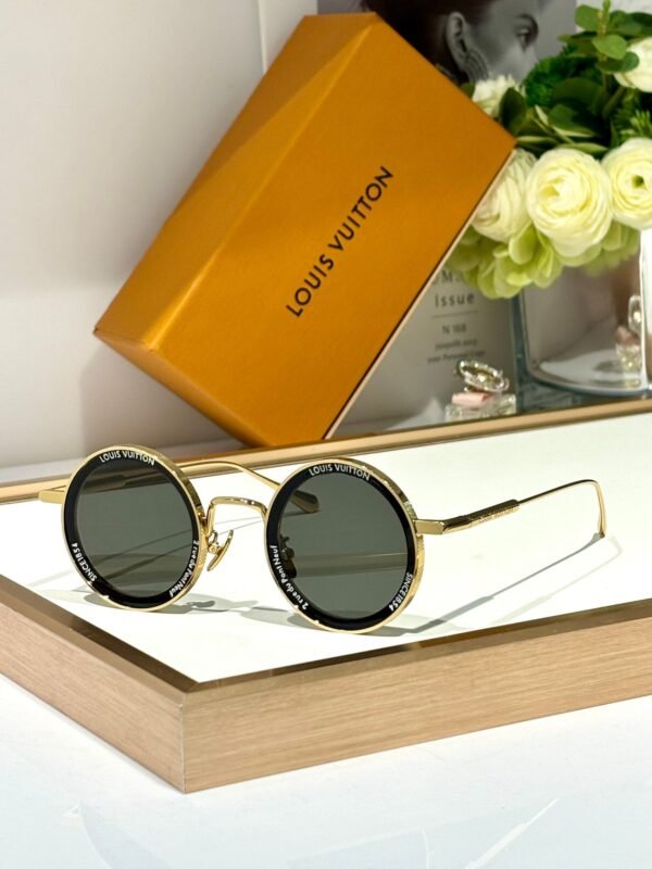 LOUIS VUITTO round fashion sunglasses SIZE: 44 29-140