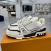 Louis Vuitton & tyler trainer WHITE embossed shoes