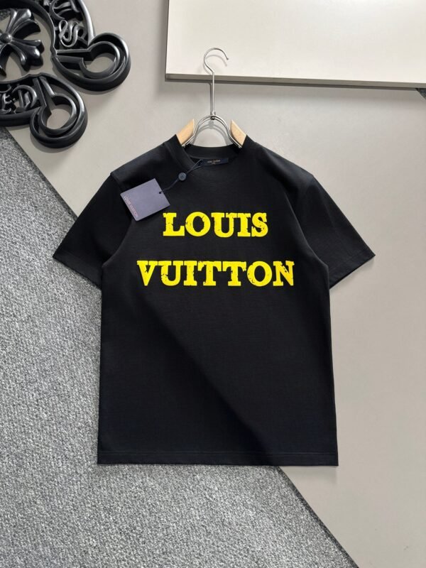 Louis Vuitton original 1:1 T-shirt black and white