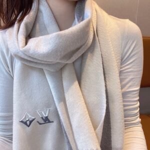 Louis Vuitton original water ripple cashmere scarf