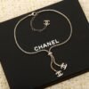 Chanel diamond full woven necklace