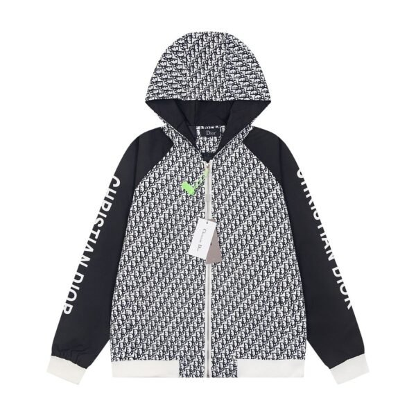 Dior full printing jacket Fashion nylon sweater