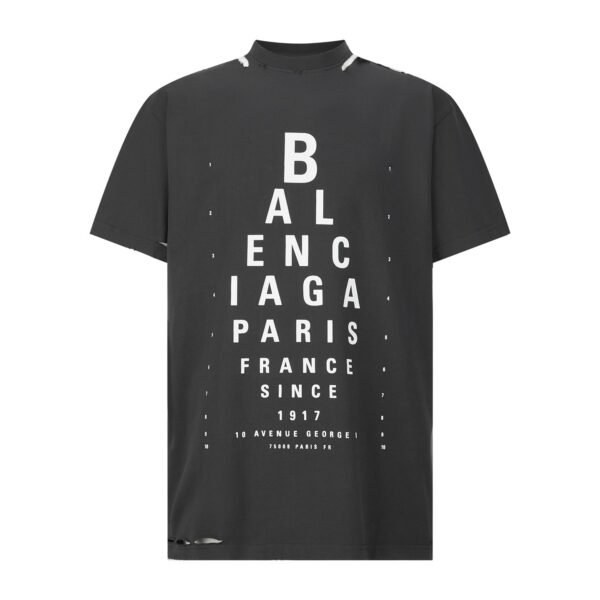 0-8-7.jpg Balenciaga’s vision chart print cuts through the short sleeve