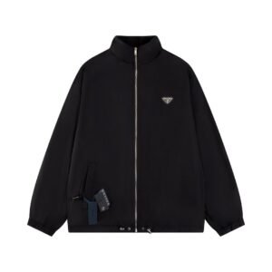 Prada double-sided fleece jacket
