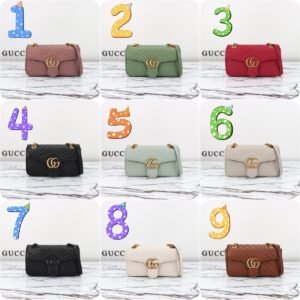 GUCCI counter quality bag original leather high-end version 1:1 26x15x7cm