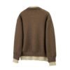 Miumiu sweater fake two-piece wool cardigan