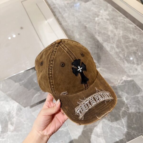 Chrome Hearts original made old ripped baseball caps