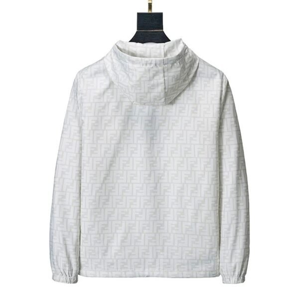 FENDI hoodie white hooded coat