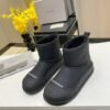 balenciaga sheepskin all-in-one snow boots