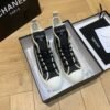 Chanel original new canvas boots