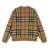 Burberry classic striped plaid knit sweater