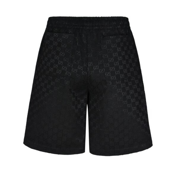 Gucci 1:1 SET black Monoprint short-sleeved shirt and shorts set