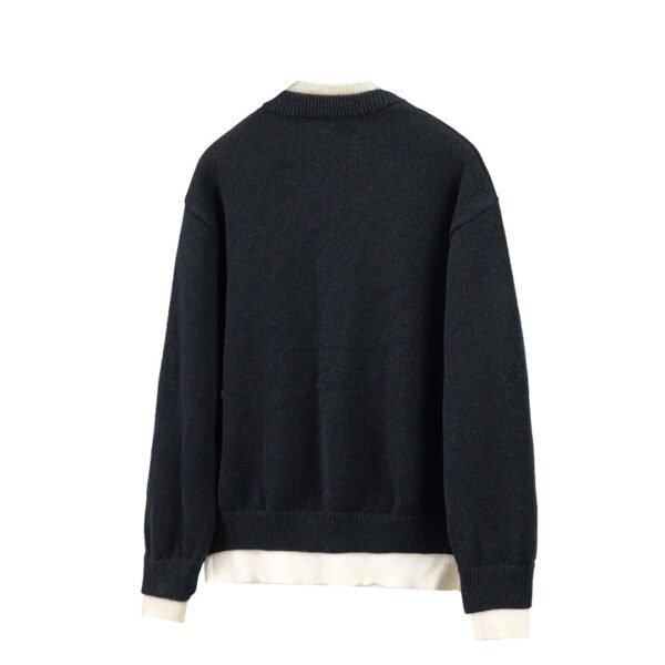 Miumiu sweater fake two-piece wool cardigan
