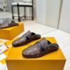 Louis Vuitton original calf leather 1:1 slippers