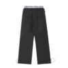 Cain klein Blcak White splicing functional waterproof outdoor work pants