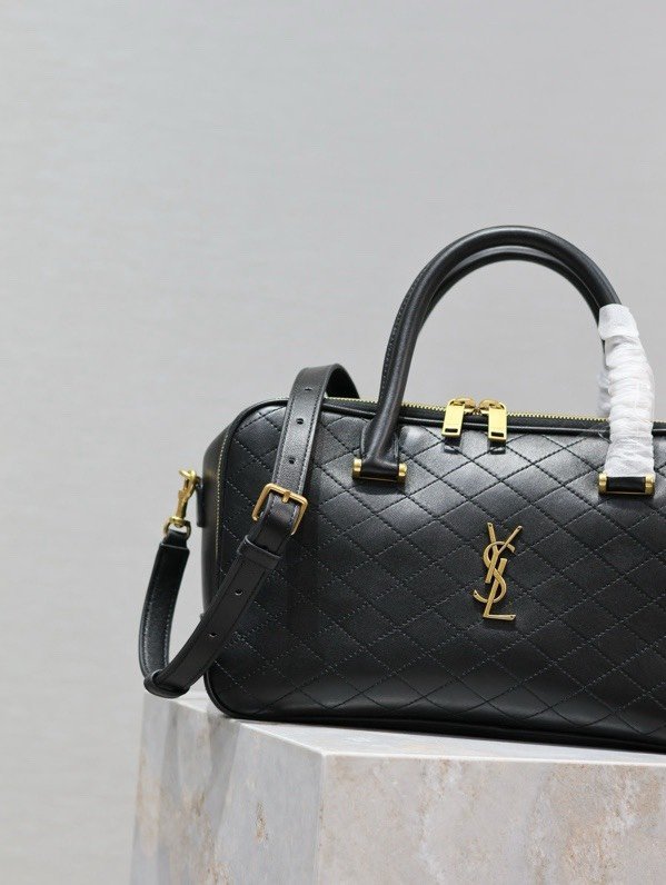YSL Liya retro luggage bag and bowling bag 31x16x13cm