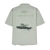 Balenciaga green graffiti 3M aged short sleeves