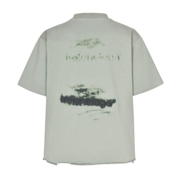 Balenciaga green graffiti 3M aged short sleeves