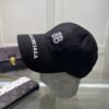 Balenciaga embroidered baseball cap Black White Gray