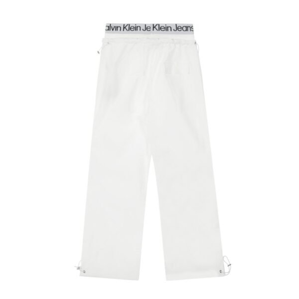 Cain klein Blcak White splicing functional waterproof outdoor work pants