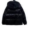 Moncler down jacket Black white 500g white duck down patent skin waterproof